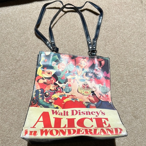 Vintage looking Alice in Wonderland bag - Picture 1 of 4